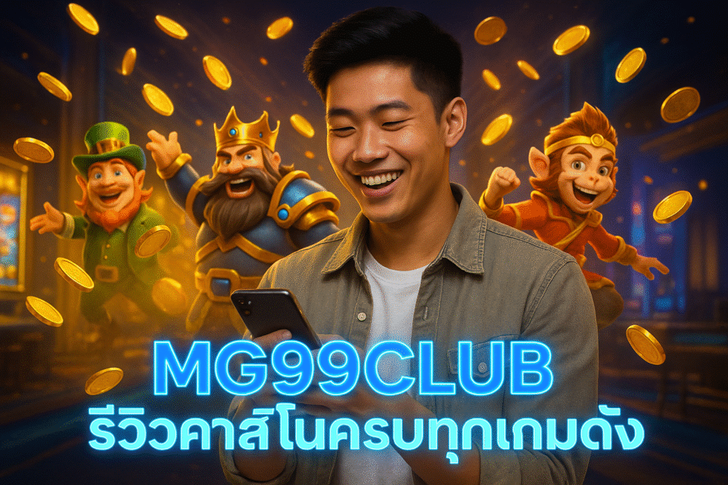 รีวิว MG99CLUB คาสิโนครบทุกเกมดัง