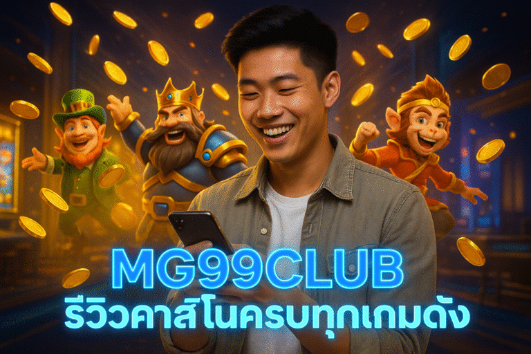 รีวิว MG99CLUB คาสิโนครบทุกเกมดัง