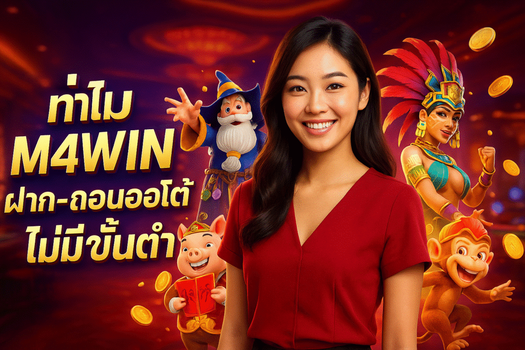 ทำไม M4WIN ฝาก-ถอนออโต้ ไม่มีขั้นต่ำ