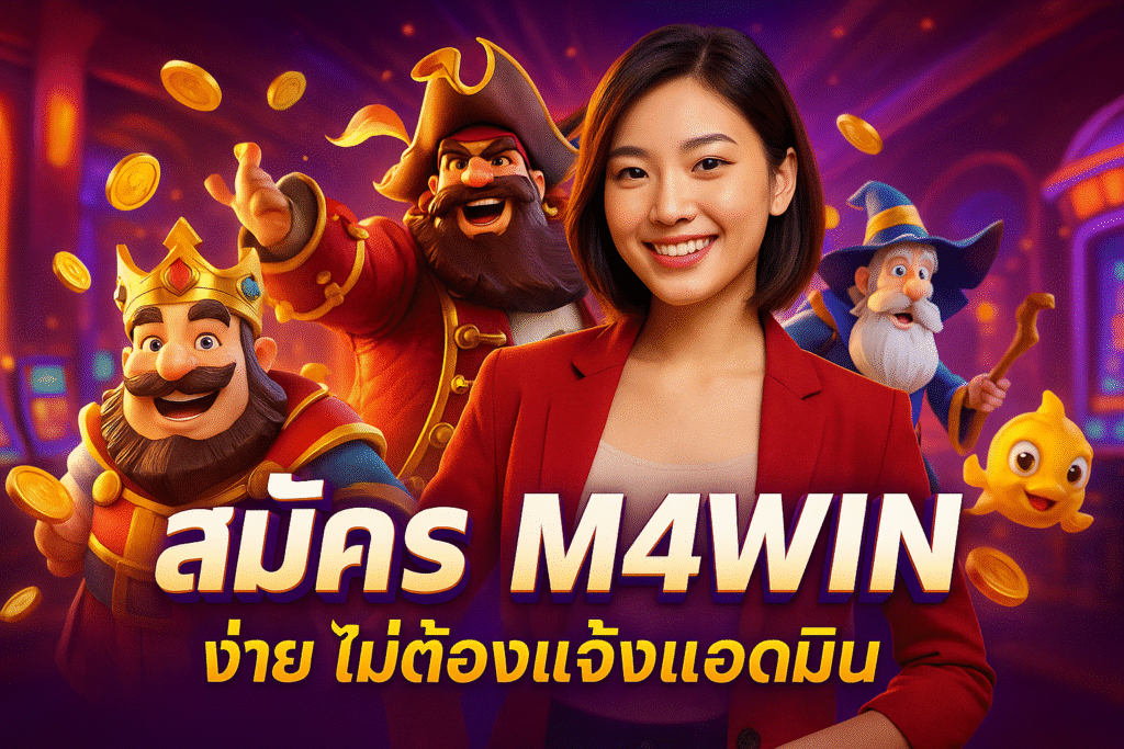 สมัคร M4WIN ง่าย ไม่ต้องแจ้งแอดมิน