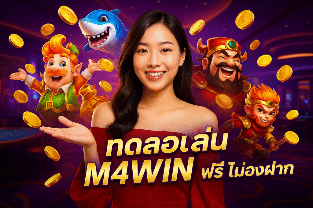 ทดลองเล่น M4WIN ฟรี ไม่ต้องฝาก