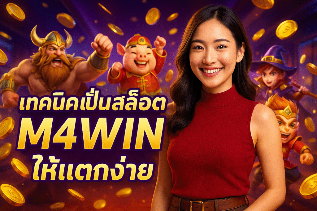 เทคนิคปั่นสล็อต M4WIN ให้แตกง่าย